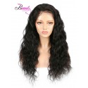 Brazilian Virgin Hair Wavy Lace Front Wig 130% 150% 180% Density