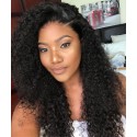 Kinky Curly Wigs,Cheap Human Hair Wigs,Pre Plucked Curly Lace Front Wigs for Black Women
