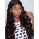 Indian Remy Hair Natural Wave Full Lace Wig 130% 150% 180% Density