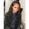 Beautyhairwigs 6 Inches Deep Part Pre-Plucked Natural Wave 360 Lace Wigs 150% 180% Density, Indian Remy Hair 360 Wig