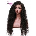 Human Hair Lace Front Wigs,Long African American Curly Human Hair Wigs for Black Women,Best Pre Plucked Lace Front Wigs for Sale,6 inches Deep Part Indian Remy Hair, Natural Color,150% Density 22 inch